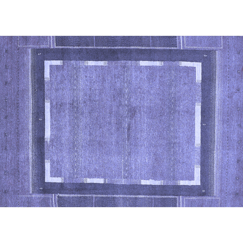 Tapis de style oriental rectangulaire mauve 7 pi x 10 pi Joette