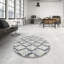 Tapis contemporain beige / bleu-351191551