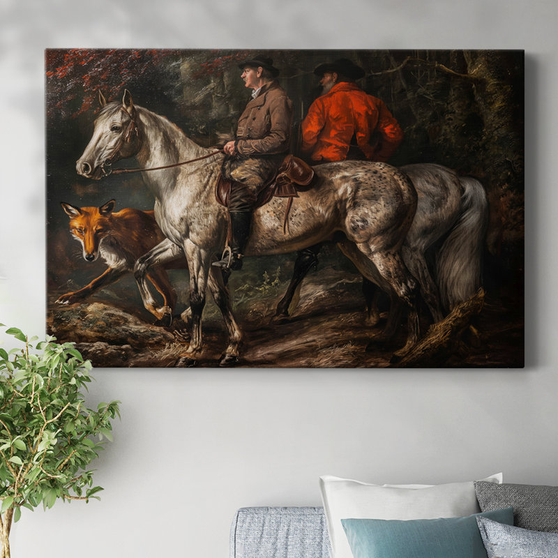 Animaux, paysage, série III, H 32 po x l 48 po