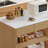 Kitchen Island with Sintered Stone Top, Solid Wood Frame, Drawer and Open Storage-112331626