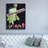 Epic Graffiti 'Stop Looking'  by Bebe Keith Canvas Wall Art, 40" x 54"