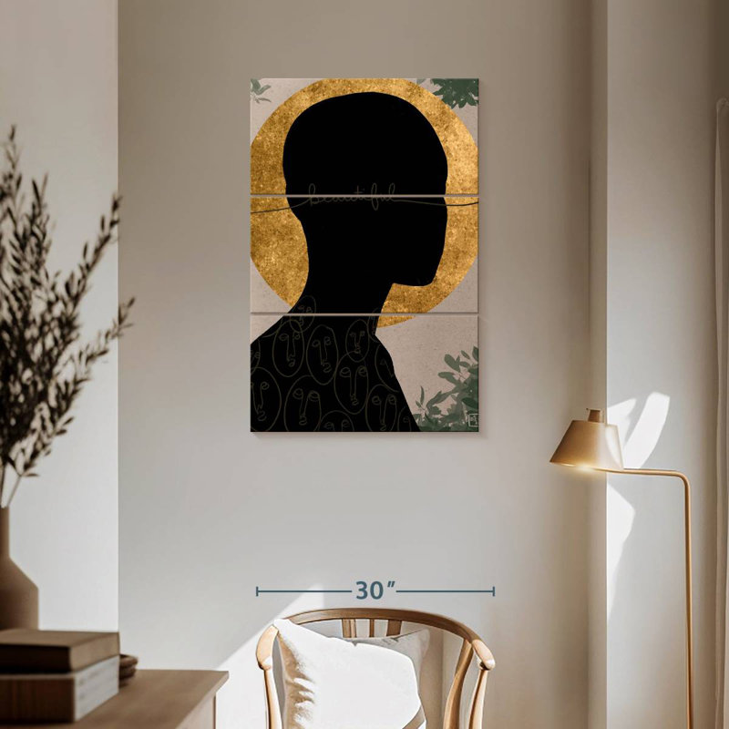 Beautiful Being, 57" H x 36" W