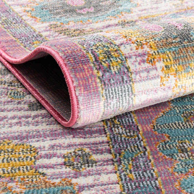 Ikat Indoor Rug, Runner 2'7" x 12'