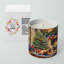 Bougie de Noël parfumée avec support en céramique