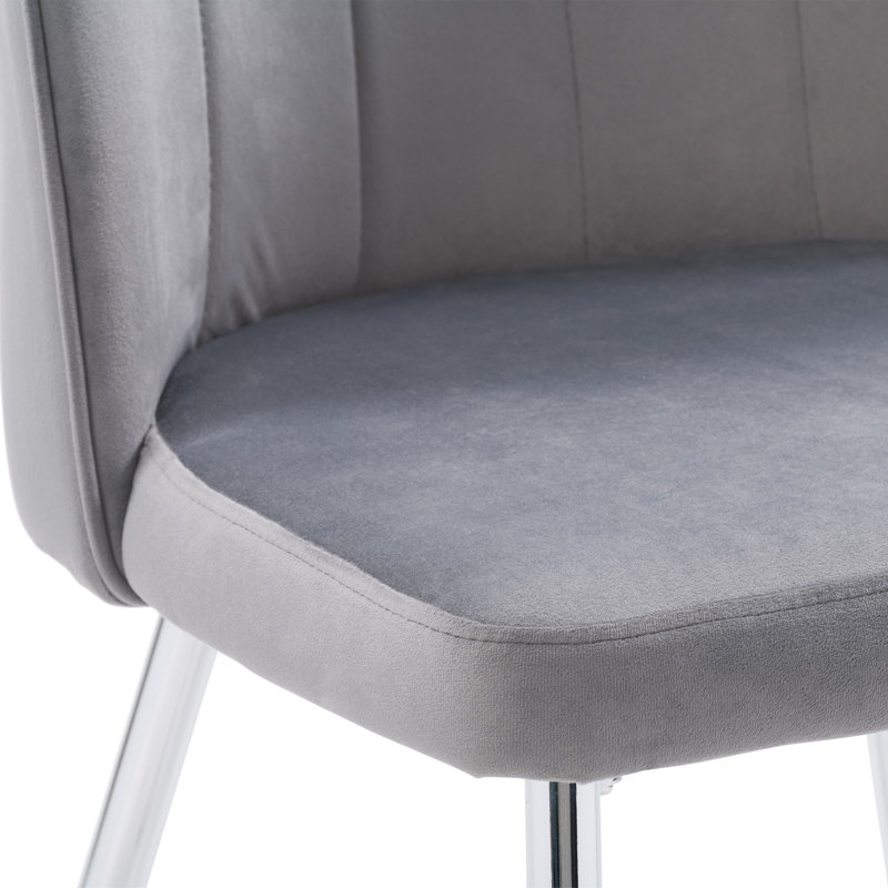 Chaise de salle à manger, Gris foncé