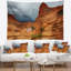 Paysage, tapisserie, vermillon, falaises sauvages-28488054