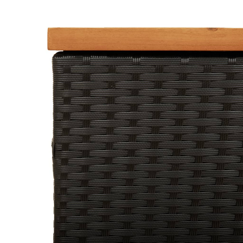 17 Stories Nuetzel 110cm W Deck Box, Black