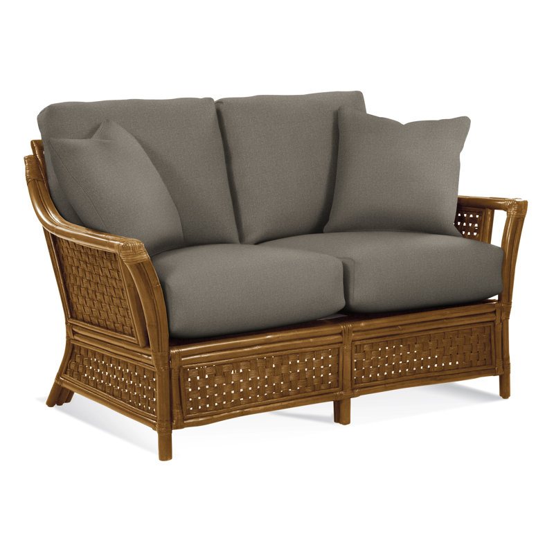 Boca Upholstered 55'' Loveseat, Gray Sugar Performance; , Havana