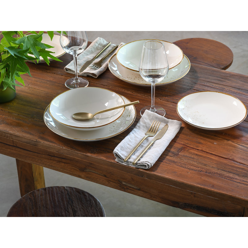 NATURE COLLECTION 12 Piece Dinnerware Set - Service for 4