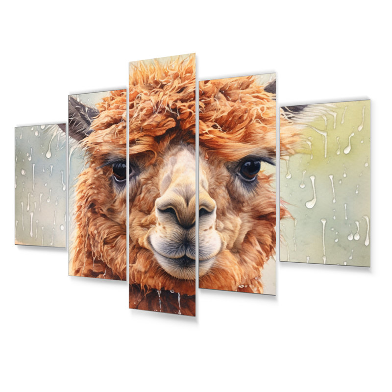 Boho Animals Wall Decor on Metal