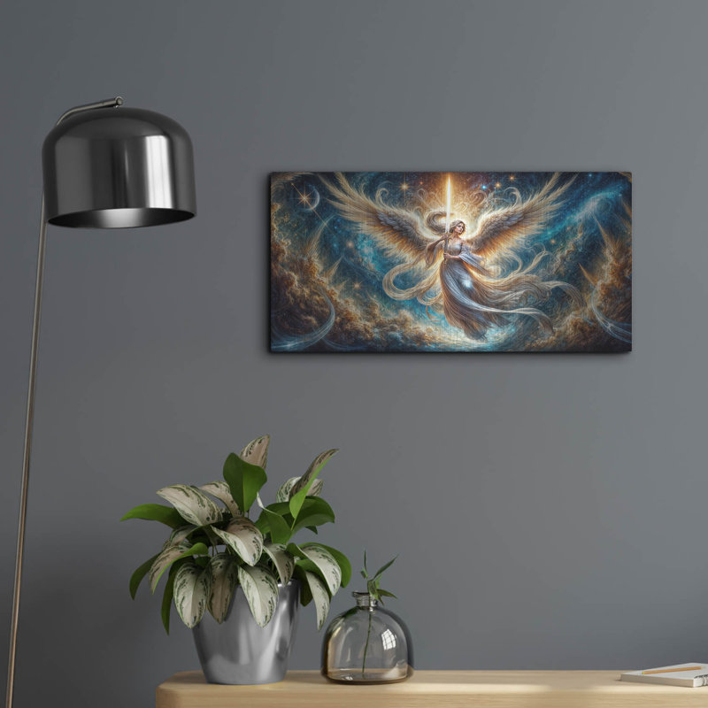 «Guardian Angel» par Rey Klimt, art mural en métal