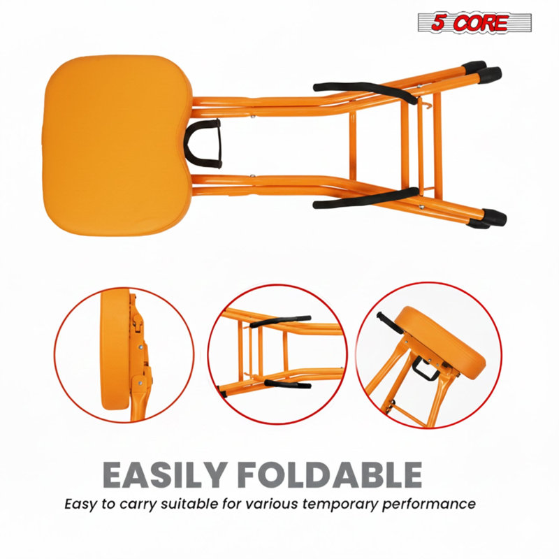 Tabouret 5Core 5,15 po, Orange