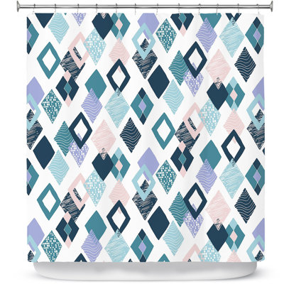 Rideau de douche simple harlequin