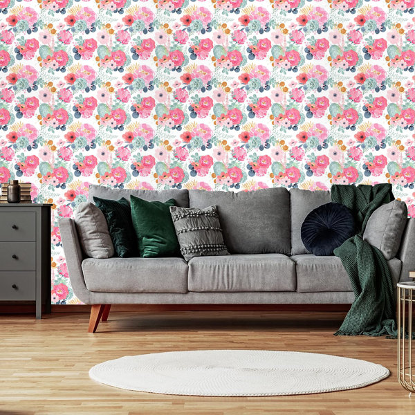 Pink Crocodile Fabric, Wallpaper and Home Decor