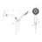 Adjustable Shower Head 1.8 GPM GPM-73291209