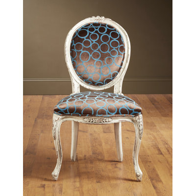 18.5'' H Linen Upholstered Side Chair