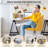 Home Office Desk Chair, Office Chairs Desk Chair Rolling Task Chair Computer Chair Adjustable With Wheels Armless For Bedroom, Vanity Chair For Makeup Room, Living Room-1894578878