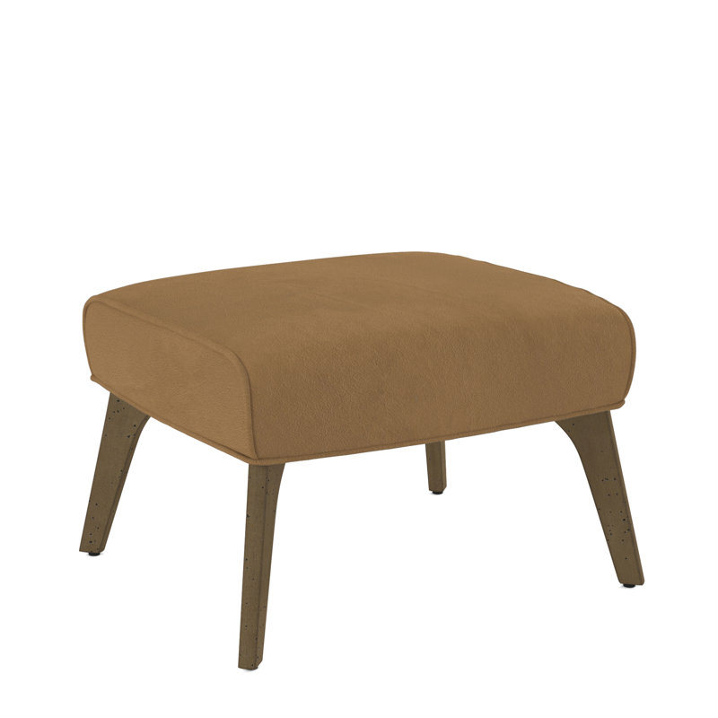 Ottoman, Salvador Butter, Weathered Gray