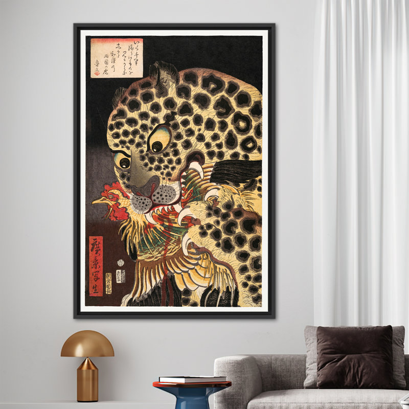 Print on Canvas, 60 cm H x 90 cm W, Black Floater Framed