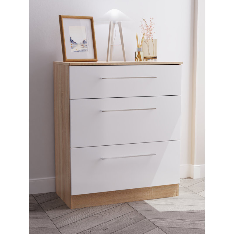 Talhaa 74cm W 3 - Drawer Chest of Drawers