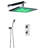 Sagua Wall Mount LED Shower Set with Sleek Modern Design and Color Changing LED Features-473221897-473221898