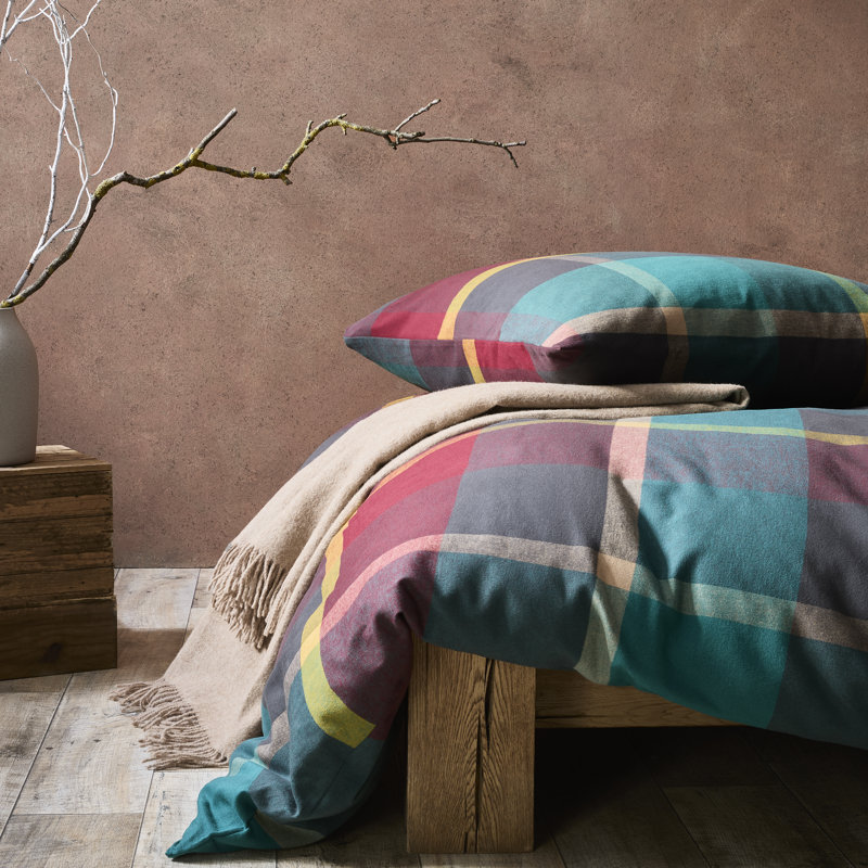 Lech Cotton Flannel Duvet Cover Set Set
