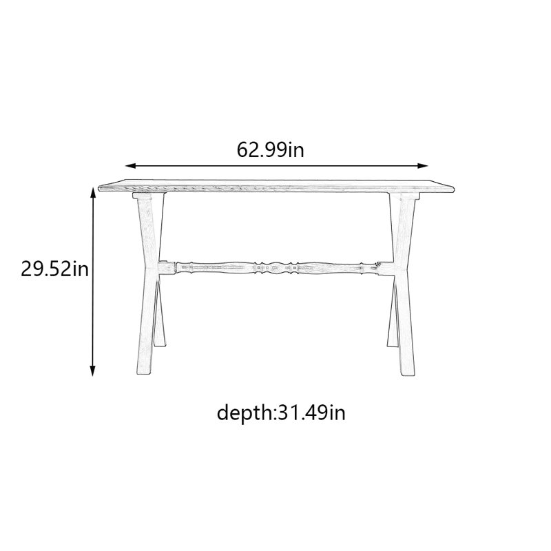 Coel, 29.52"H x 62.99"L x 31.49"W