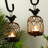 Red Barrel Studio® 2 Pack Bird Top Small Metal Candlestick Holder Hanging Birdcage Tealight Lantern