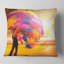 Homme avec des ballons dans la nuit - coussin imprimé abstrait-30719553-30719557