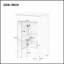 Meuble-lavabo gris de 20 po avec lavabo, porte à fermeture douce, support de rangement et tablette réglable pour les salles de bain modernes-289878583