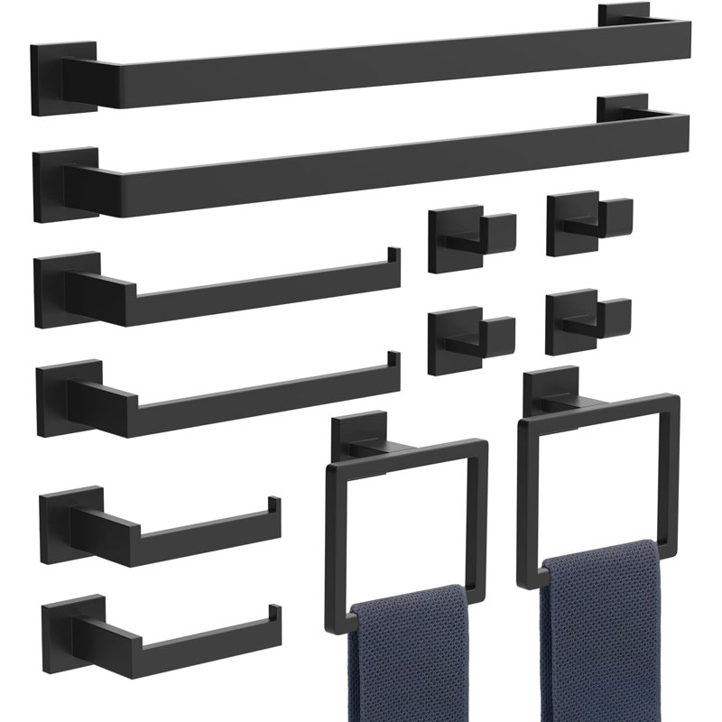 12 - Piece Bathroom Hardware Set
