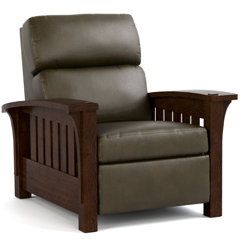 Fauteuil inclinable électrique Bow Arm Morris, Colman Sienna Top Grain Leather, Centenaire