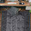 Tapis rayé à motif arche moderne Rambo noir / ivoire / gris-100078664