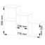 Rosemin 3 Piece Square Floating Shelf