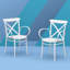 Fauteuil de patio empilable Kenne Anco-792406002