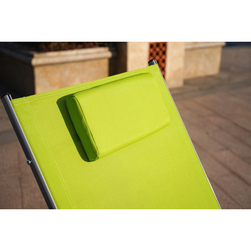 Saechao 58.6'''' Long Single Chaise(Set Of 2), Green