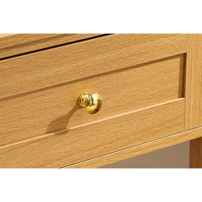 Axton 45cm W Bedside Table, Natural