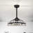 Jackeline 20.8'' 7 - Blade Crystal Ceiling Fan with Remote and Light Kit-1787138265