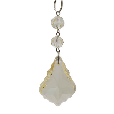 Handmade Crystal Finial Ornament