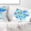 Coussin lombaire floral fractal