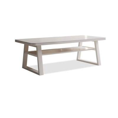  Bureaux rectangulaires blancs en bois massif
