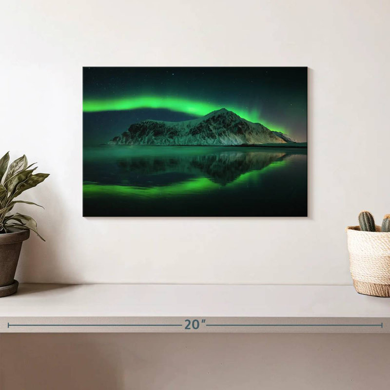 Alvord Northern Lights Landscape, 8" H x 12" W