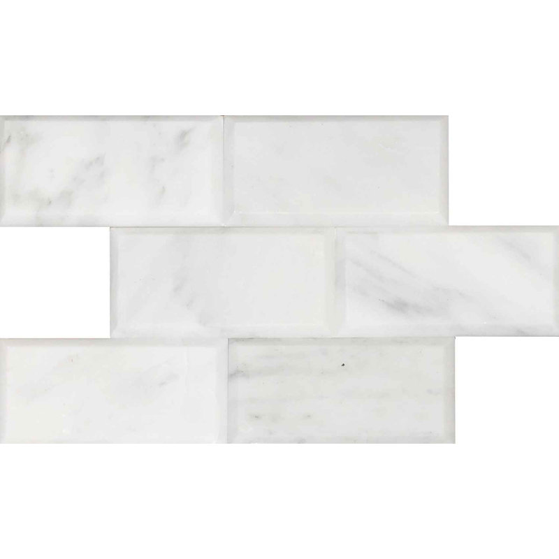 Carreau de plancher et de mur biseauté 4 po x 12 po