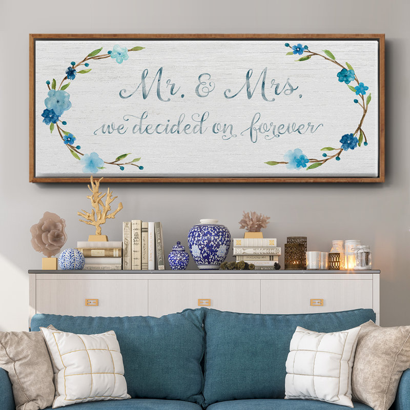 Forever - toile encadrée, H 12 po x l 30 po