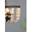 Lustre en bois 4 lumières - Luminaire suspendu réglable