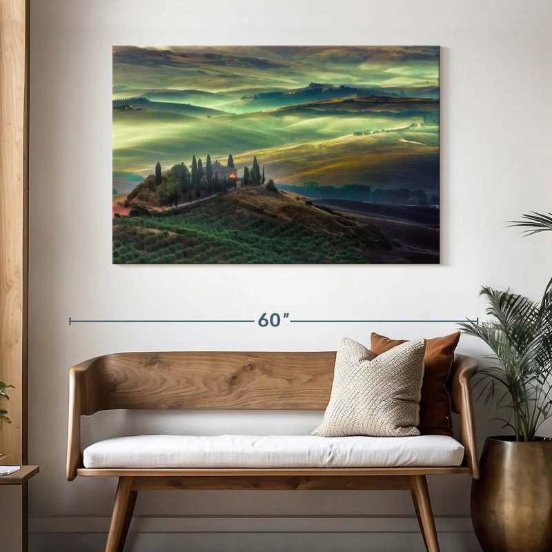 Nicci Tuscan Vineyard Sunrise, H 32 po x l 48 po