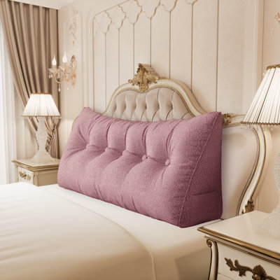 Sit-up Back Comfort Soft Triangular Bed Backrest Headboard Wedge Reading Pillow Compression