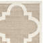 Tapis blé / beige à motif géométrique Ammundsen-1801639270