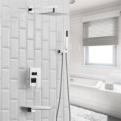 Système de douche complet avec valve brute