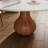 Ikerne Modern Farmhouse 47" Round Sintered Stone Pedestal Dining Table Set -97644774-79980390